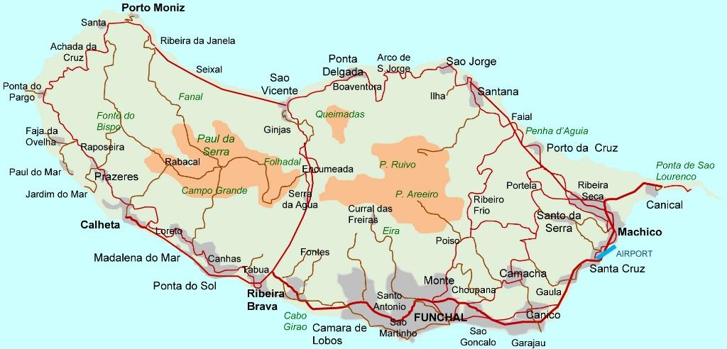 Madeira map